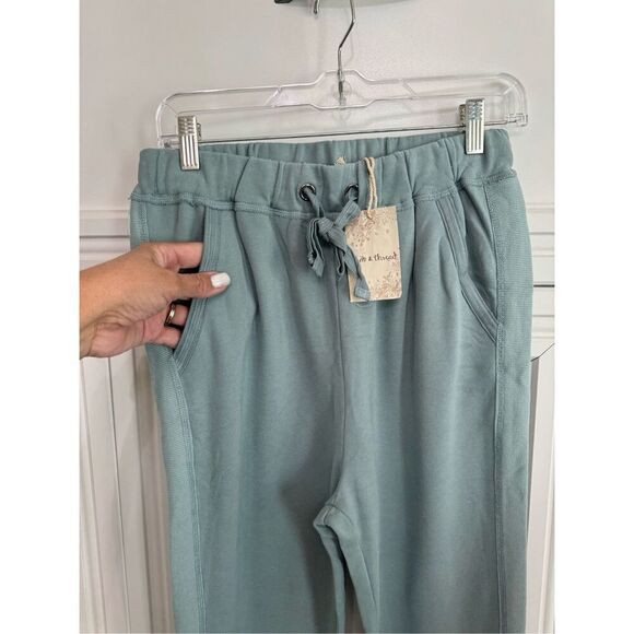 Hem & Thread Gray and Green Camo Lounge Set - Picture 5 of 8